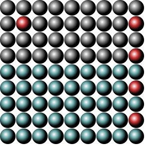 Very badly compressed PNG image showing balls