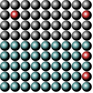 Very good compressed PNG image showing balls