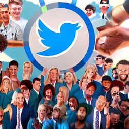 An abstract twitter image